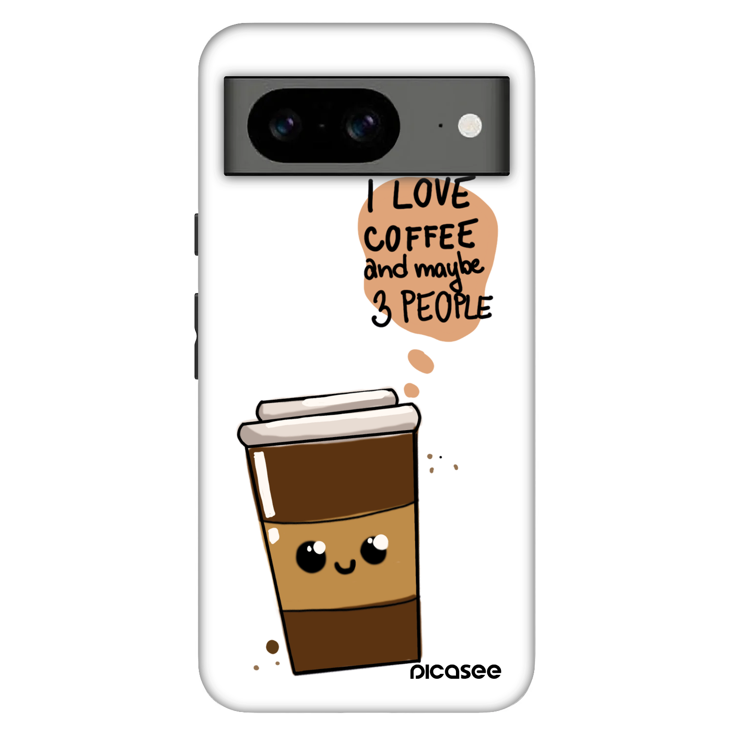 Picasee Fashion Case pentru Google Pixel 8 Pro - Cute coffee