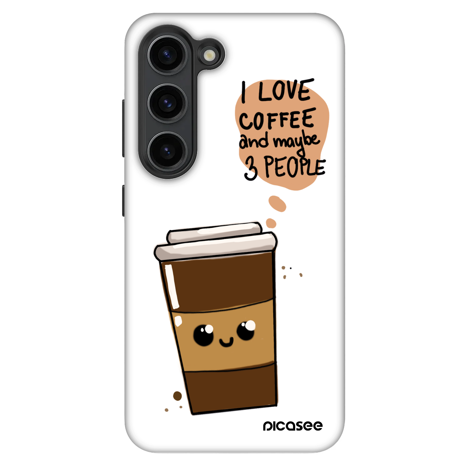 Picasee Fashion Case pentru Samsung Galaxy S23 5G - Cute coffee