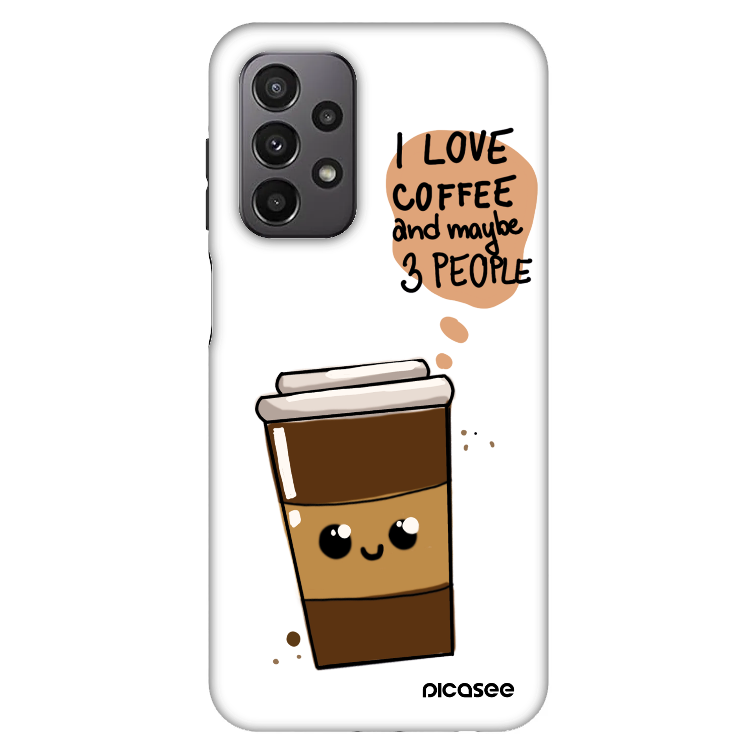 Picasee Fashion Case pentru Samsung Galaxy A23 A236B 5G - Cute coffee