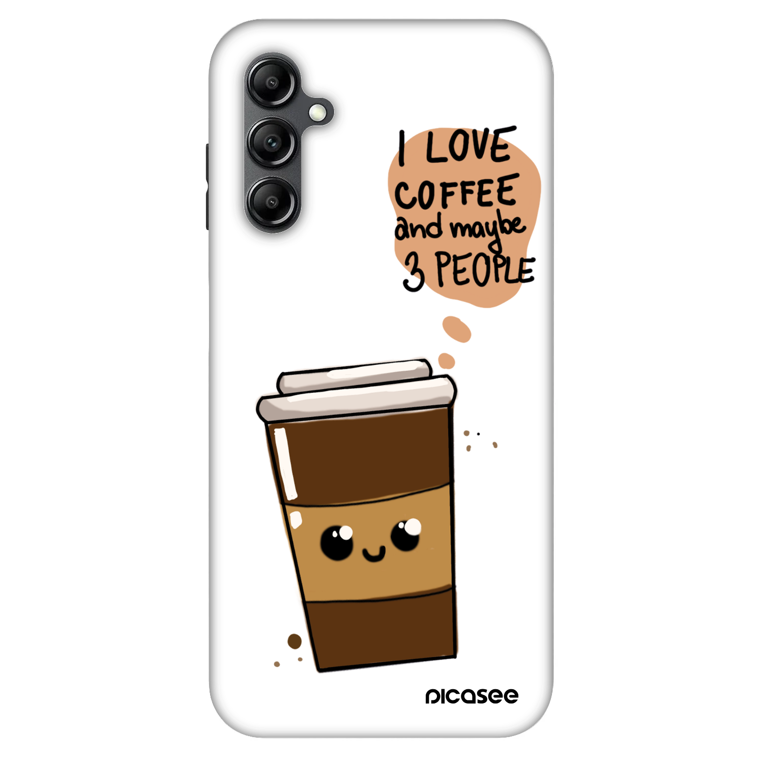Picasee Fashion Case pentru Samsung Galaxy A14 4G A145R - Cute coffee