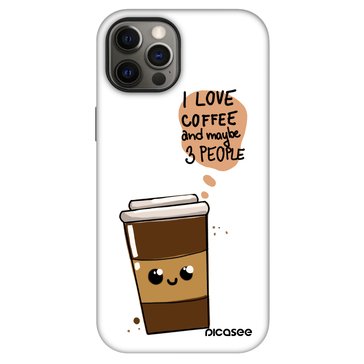 Picasee Fashion Case MagSafe pentru Apple iPhone 12 - Cute coffee