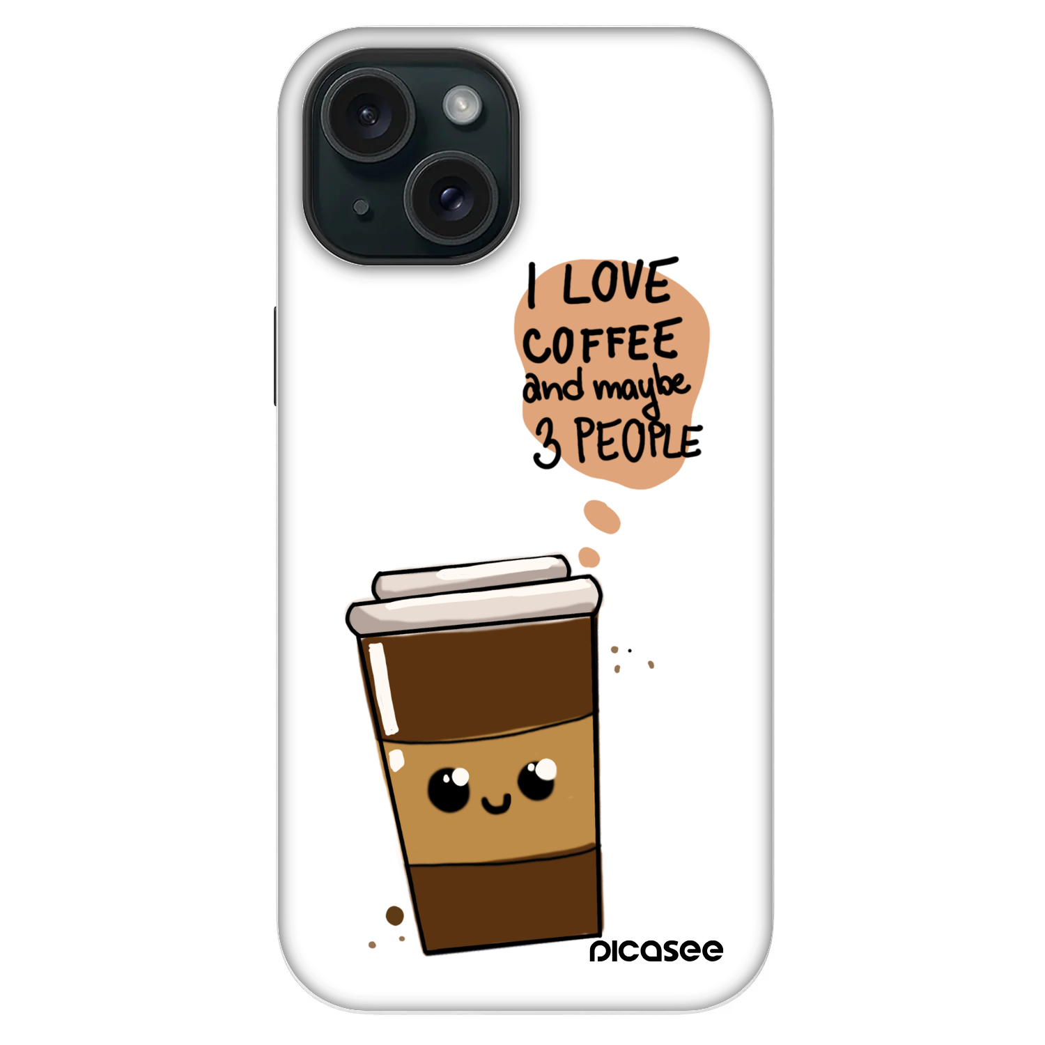 Picasee Fashion Case MagSafe pentru Apple iPhone 14 - Cute coffee