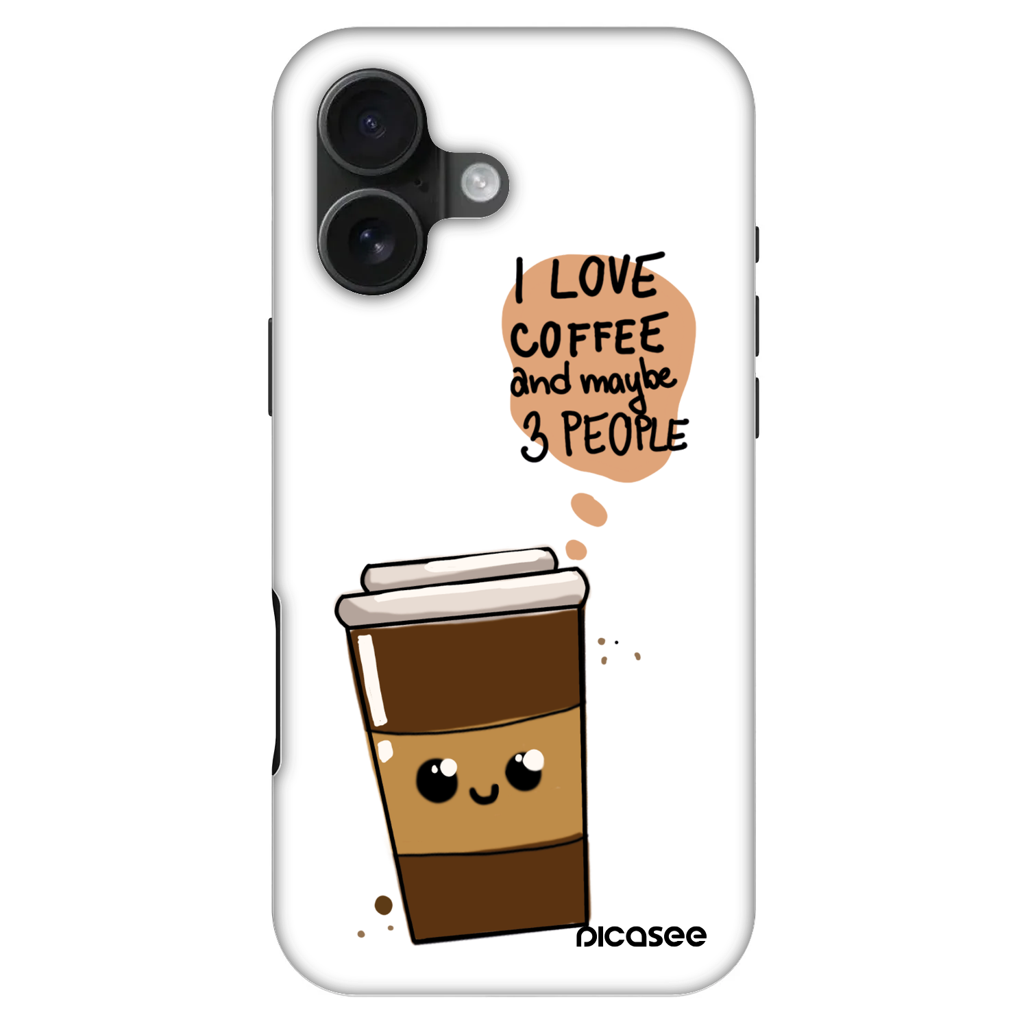 Picasee Fashion Case MagSafe pentru Apple iPhone 16 - Cute coffee