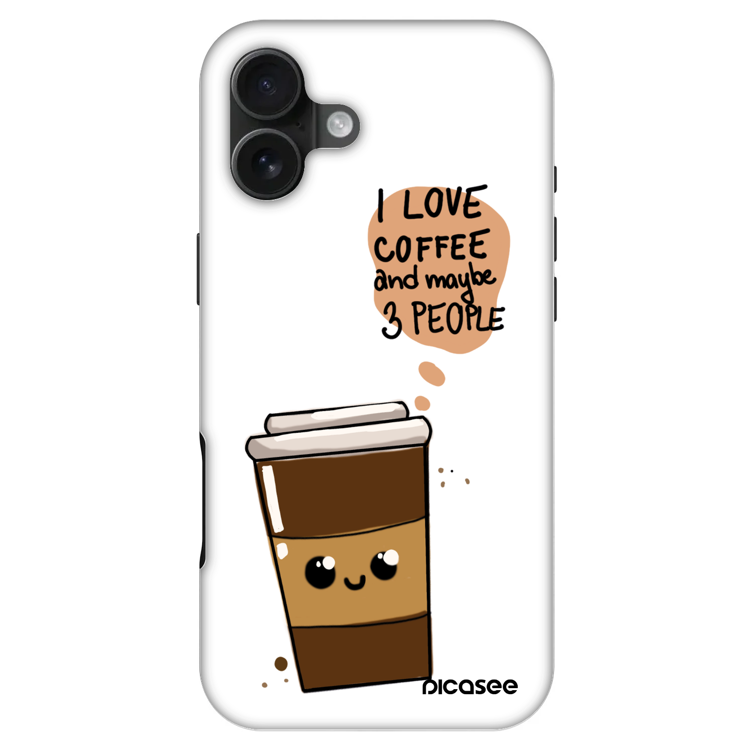 Picasee Fashion Case MagSafe pentru Apple iPhone 16 Plus - Cute coffee