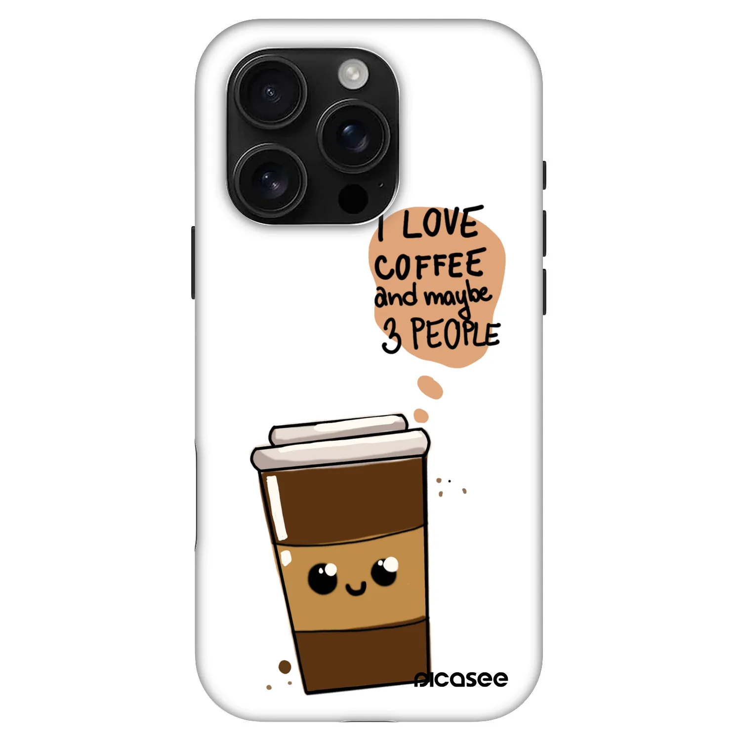 Picasee Fashion Case MagSafe pentru Apple iPhone 16 Pro - Cute coffee