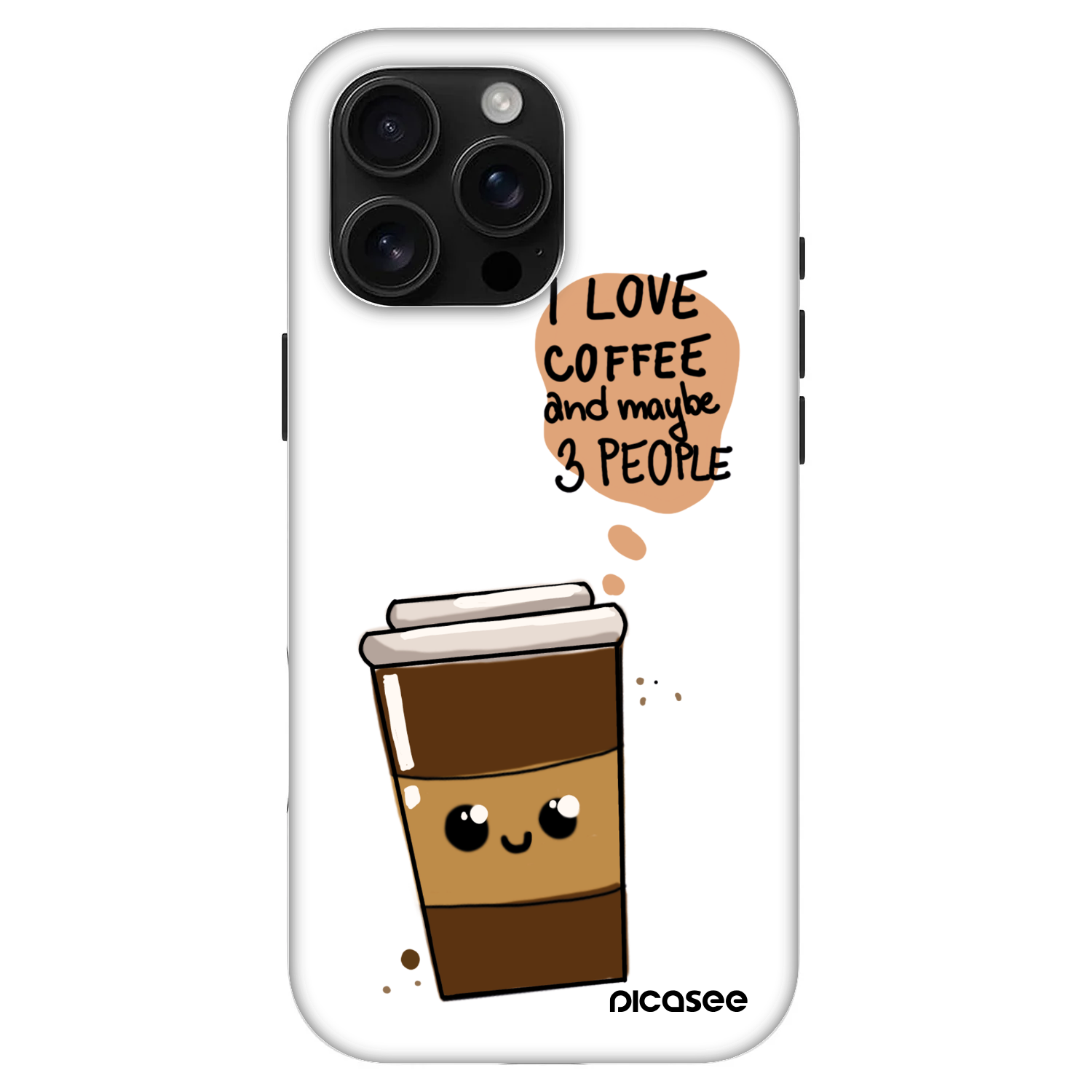 Picasee Fashion Case MagSafe pentru Apple iPhone 16 Pro Max - Cute coffee