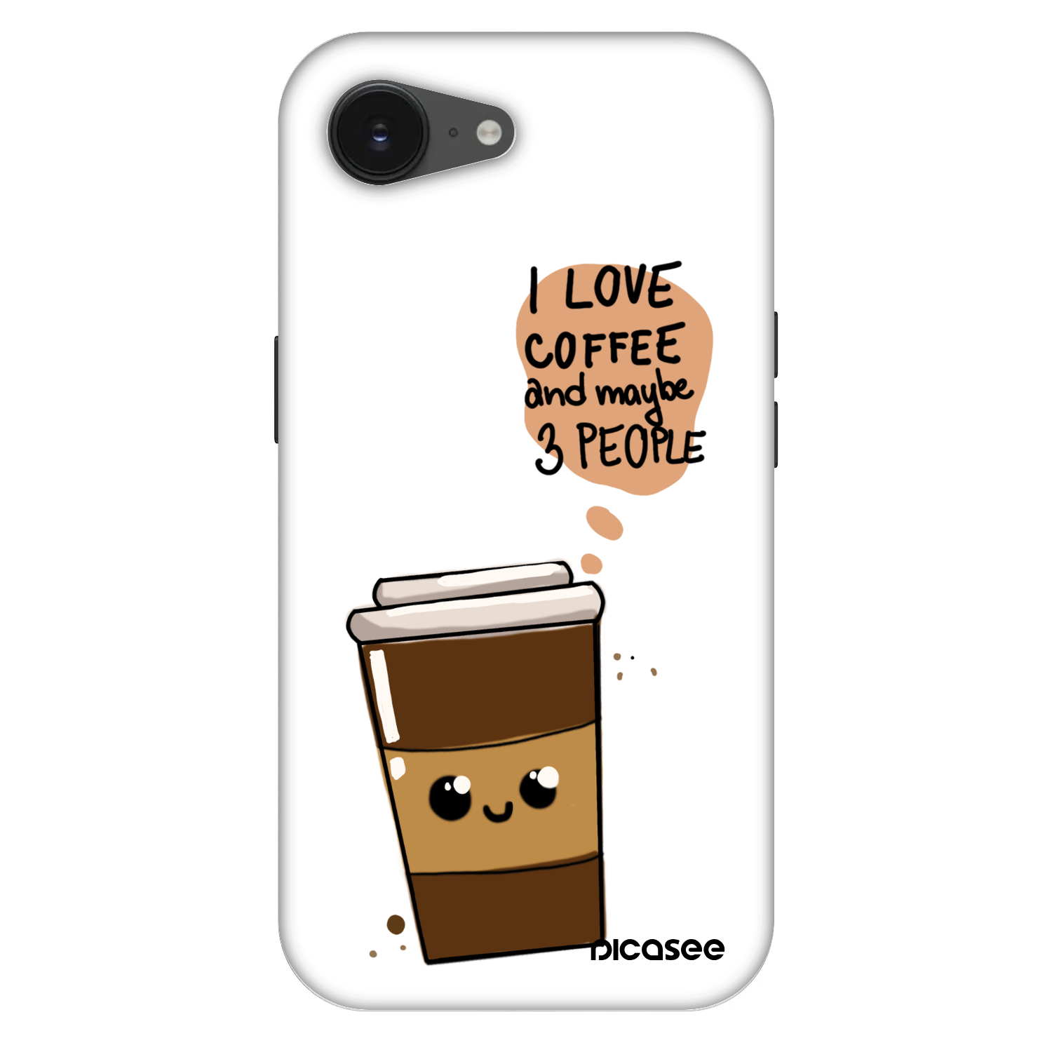 Picasee Fashion Case MagSafe pentru Apple iPhone 16e - Cute coffee