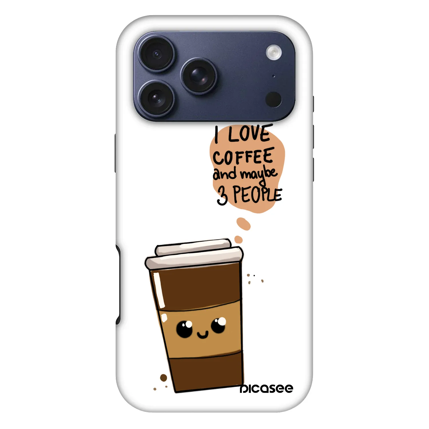 Picasee Fashion Case MagSafe pentru Apple iPhone 17 Pro Max - Cute coffee