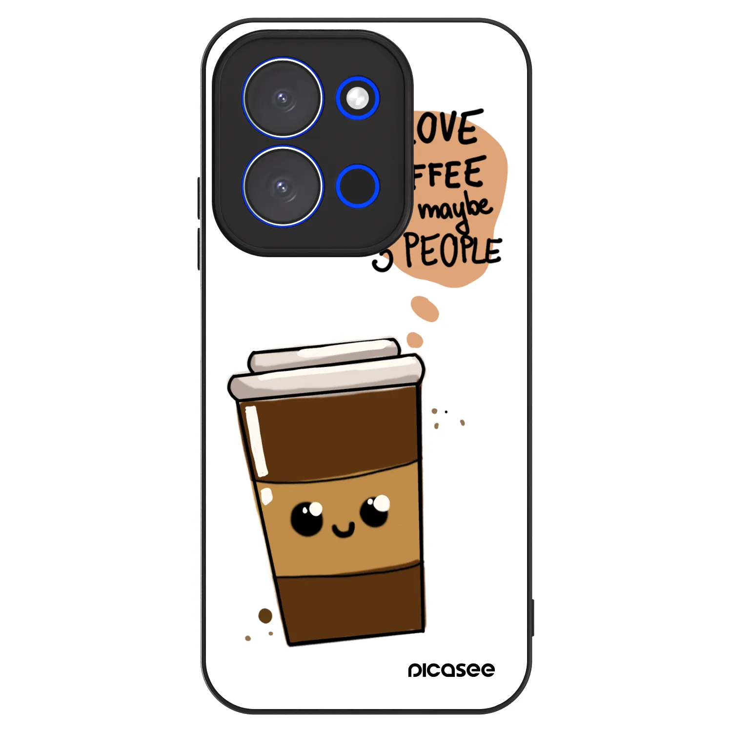 Picasee ULTIMATE CASE pentru Xiaomi Redmi 15C 4G - Cute coffee