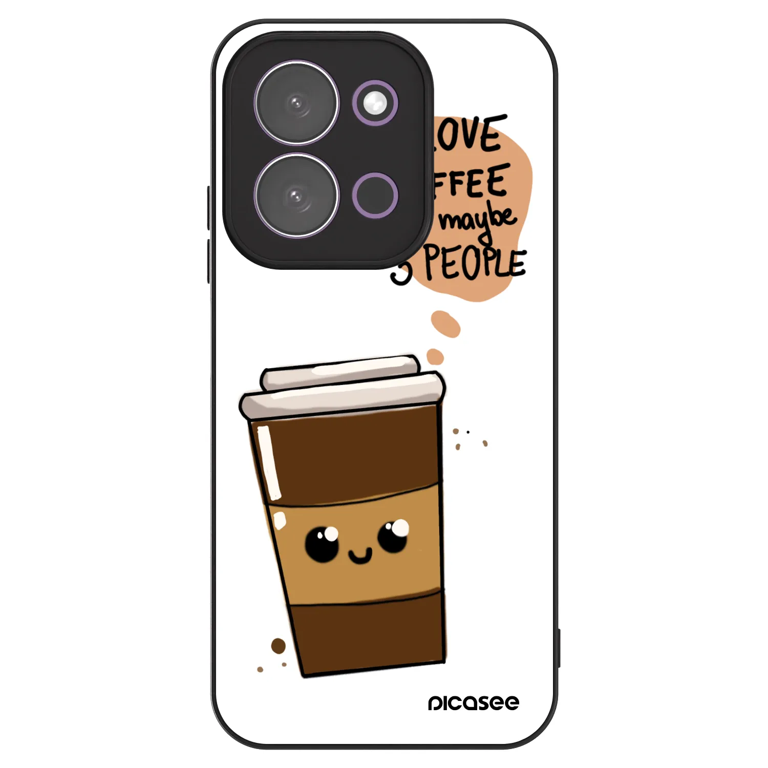 Picasee ULTIMATE CASE pentru Xiaomi Redmi 15C 5G - Cute coffee