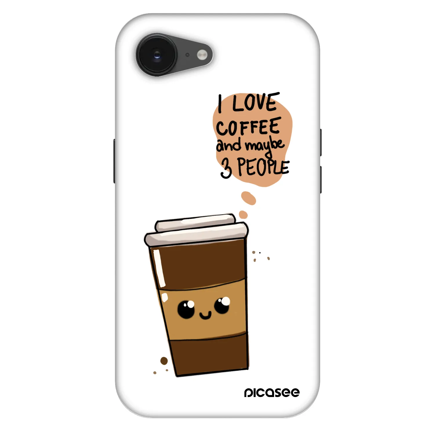 Picasee Fashion Case MagSafe pentru Apple iPhone 17e - Cute coffee