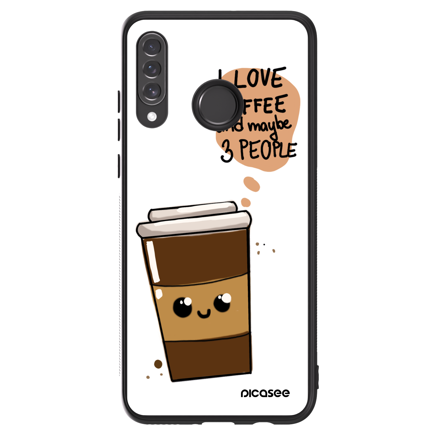 Picasee ULTIMATE CASE pentru Huawei P30 Lite - Cute coffee