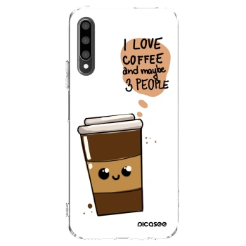Picasee husă transparentă din silicon pentru Honor 9X Pro - Cute coffee