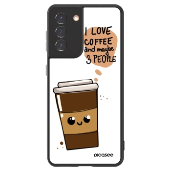 Picasee ULTIMATE CASE pentru Samsung Galaxy S21 5G G991B - Cute coffee