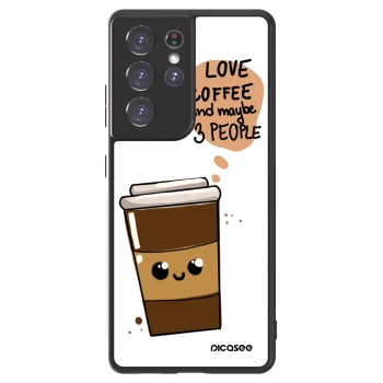 Husă pentru Samsung Galaxy S21 Ultra 5G G998B - Cute coffee