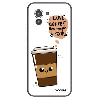 Picasee husă neagră din silicon pentru Xiaomi Mi 11 - Cute coffee