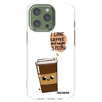 Picasee husă transparentă din silicon pentru Apple iPhone 13 Pro - Cute coffee