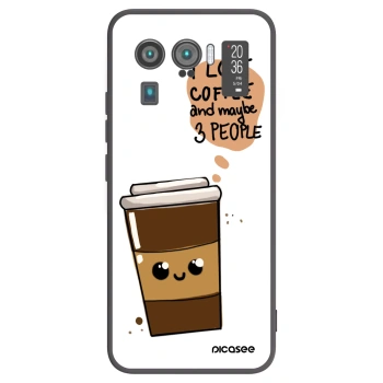 Picasee husă neagră din silicon pentru Xiaomi Mi 11 Ultra - Cute coffee