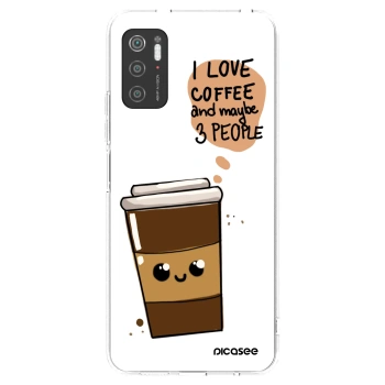 Picasee husă transparentă din silicon pentru Xiaomi Poco M3 Pro 5G - Cute coffee