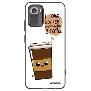 Picasee husă neagră din silicon pentru Xiaomi Redmi Note 11S 4G - Cute coffee
