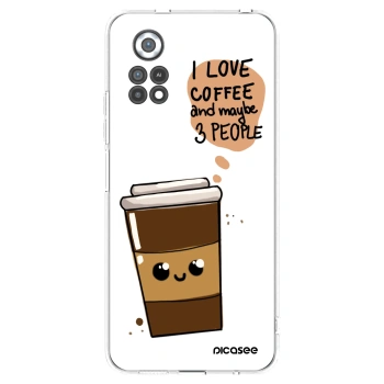 Picasee husă transparentă din silicon pentru Xiaomi Poco X4 Pro 5G - Cute coffee