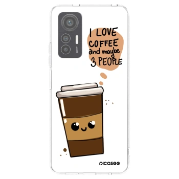 Picasee husă transparentă din silicon pentru Xiaomi 12 Lite - Cute coffee