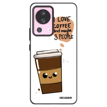 Picasee husă neagră din silicon pentru Xiaomi 13 Lite - Cute coffee
