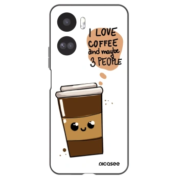 Picasee husă neagră din silicon pentru Honor 90 Lite 5G - Cute coffee