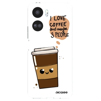 Picasee husă transparentă din silicon pentru Honor 90 Lite 5G - Cute coffee
