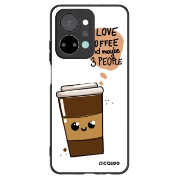 Picasee husă neagră din silicon pentru Honor X7a - Cute coffee
