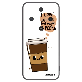 Picasee husă neagră din silicon pentru Honor Magic6 Lite 5G - Cute coffee