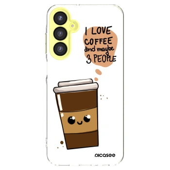 Picasee husă transparentă din silicon pentru Samsung Galaxy A25 A256B 5G - Cute coffee