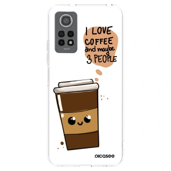 Picasee husă transparentă din silicon pentru Xiaomi Redmi Note 12 Pro 4G - Cute coffee
