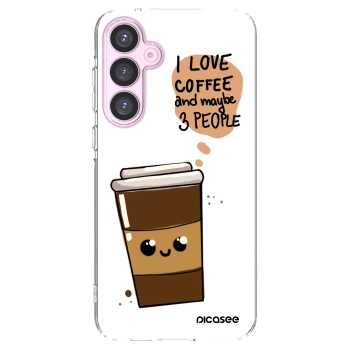 Picasee husă transparentă din silicon pentru Samsung Galaxy A55 5G A556B - Cute coffee
