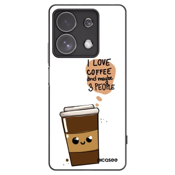 Picasee husă neagră din silicon pentru Xiaomi Redmi Note 13 Pro 4G - Cute coffee