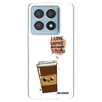 Picasee husă transparentă din silicon pentru Xiaomi 14T Pro - Cute coffee