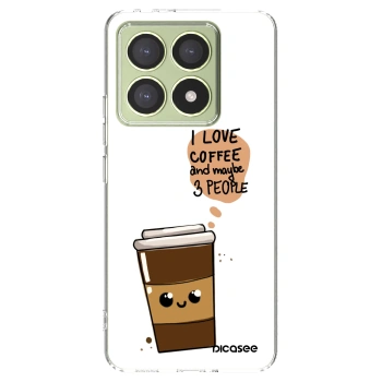 Picasee husă transparentă din silicon pentru Xiaomi 14T - Cute coffee
