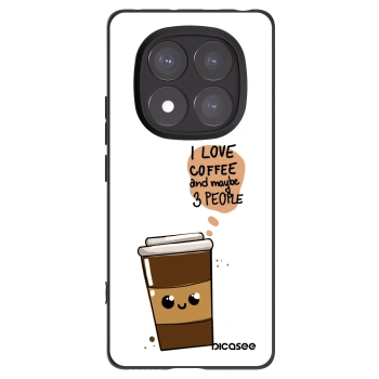 Picasee husă neagră din silicon pentru Xiaomi Redmi Note 14 Pro+ 5G - Cute coffee