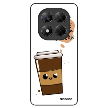 Picasee ULTIMATE CASE pentru Xiaomi Redmi Note 14 Pro 5G - Cute coffee