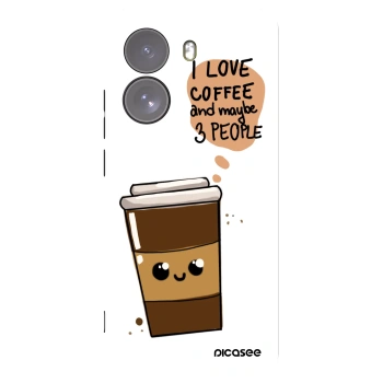 Picasee husă neagră din silicon pentru Xiaomi Poco X7 - Cute coffee
