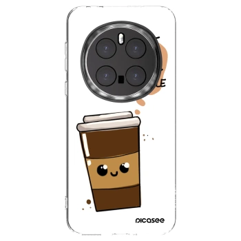 Picasee husă transparentă din silicon pentru Honor Magic7 Pro 5G - Cute coffee