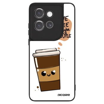 Husă pentru Motorola Edge 50 Neo - Cute coffee