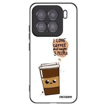 Picasee husă neagră din silicon pentru Xiaomi 15 - Cute coffee