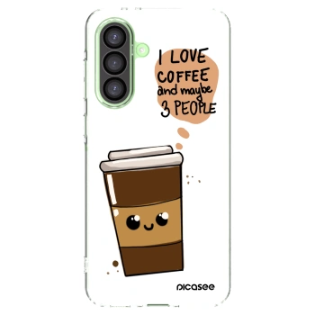 Picasee husă transparentă din silicon pentru Samsung Galaxy A26 5G A266B - Cute coffee