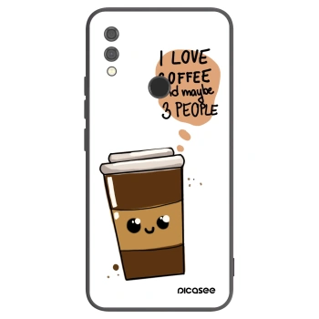 Picasee husă neagră din silicon pentru Xiaomi Redmi Note 7 - Cute coffee