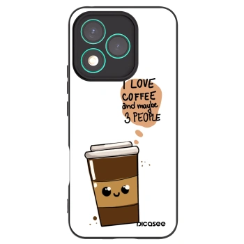 Picasee husă neagră din silicon pentru Honor 400 Lite 5G - Cute coffee