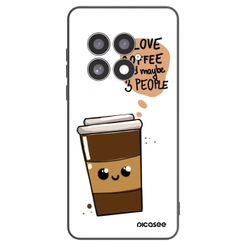 Picasee husă neagră din silicon pentru OnePlus 13 5G - Cute coffee