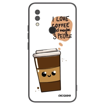 Picasee husă neagră din silicon pentru Xiaomi Redmi 7 - Cute coffee