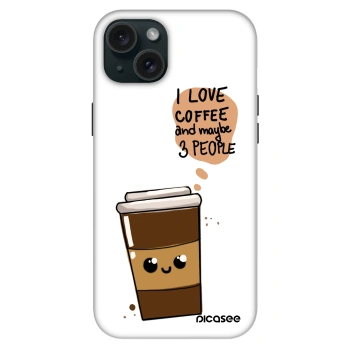 Husă pentru Apple iPhone 15 Plus - Cute coffee