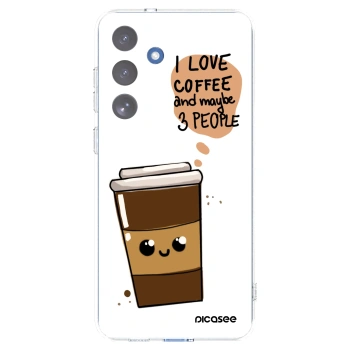 Picasee husă transparentă din silicon pentru Samsung Galaxy S25 FE 5G - Cute coffee
